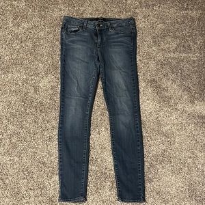 Paige medium wash skinny jeans